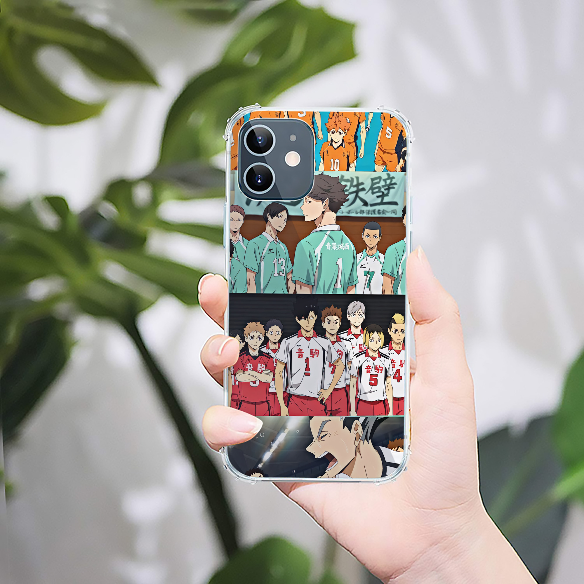 （画像用） ハイキュー!! Haikyu!! 【iPhone 12シリーズ対応】透明スマホケース（クリアソフトケース）